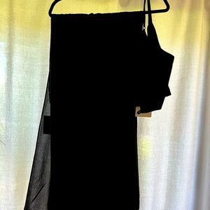 Lulus Out Tonight Black Two-Piece Jumpsuit